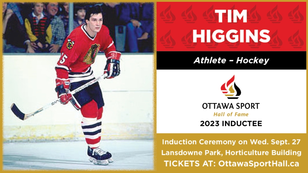 2023 Ottawa Sport Hall of Fame Inductee Profile: Tim Higgins (Athlete – Hockey)
